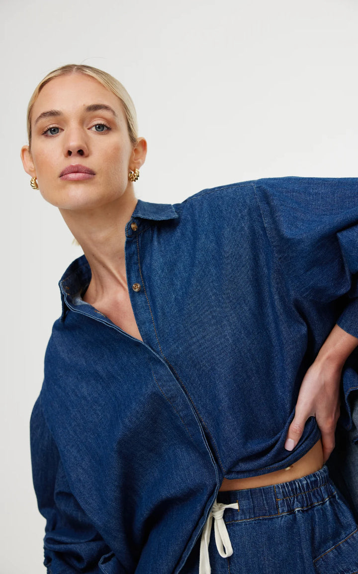 Kinney | Ashton Shirt | Dark Denim