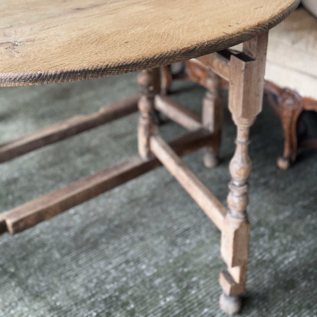 Small Oak Gate Leg Table-Suzie Anderson Home