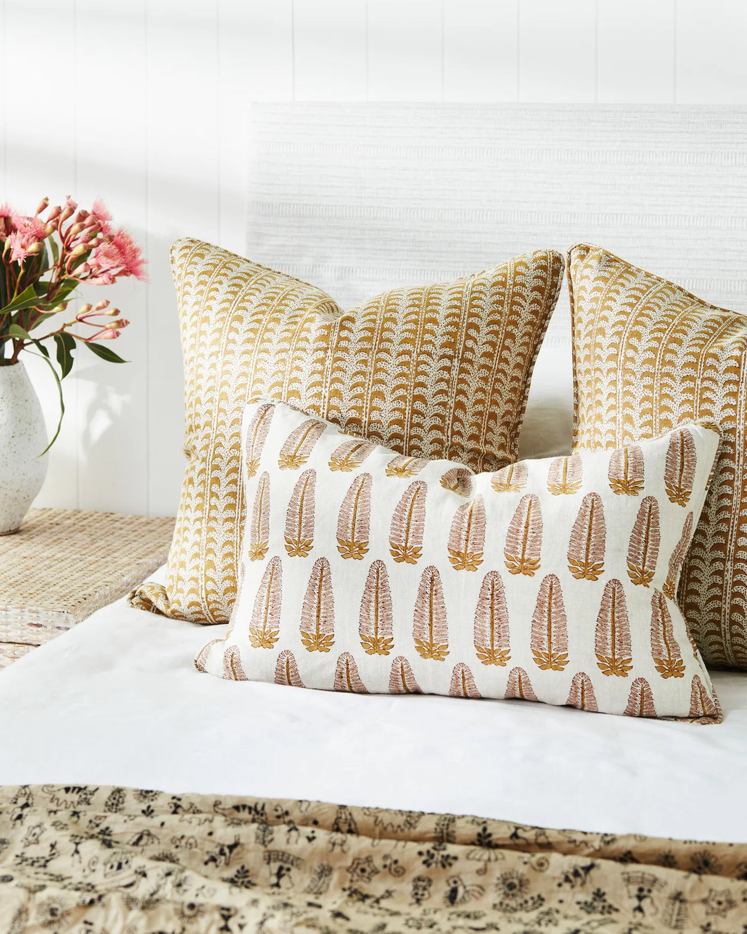 Akola Petal Cushion & Insert | 35x55cm-Suzie Anderson Home