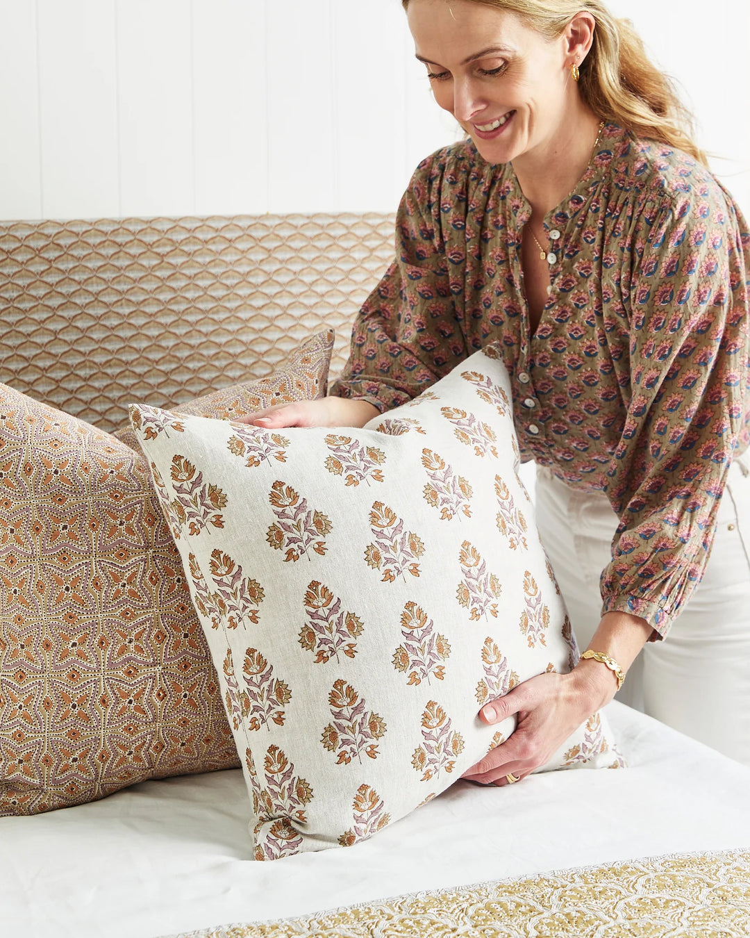 Ankara Amaro Cushion & Insert | 50X50cm-Suzie Anderson Home