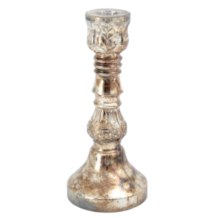 Kummen Mercury Glass Candleholder | Flamant Belgium-Suzie Anderson Home