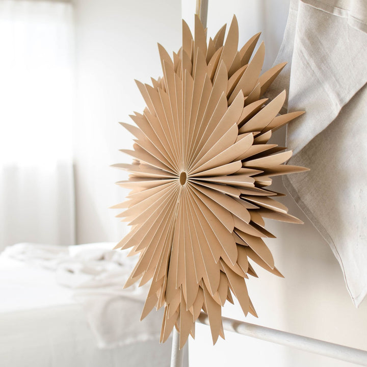 Window Wall Hanging Star | Flaxseed | 70cm-Suzie Anderson Home