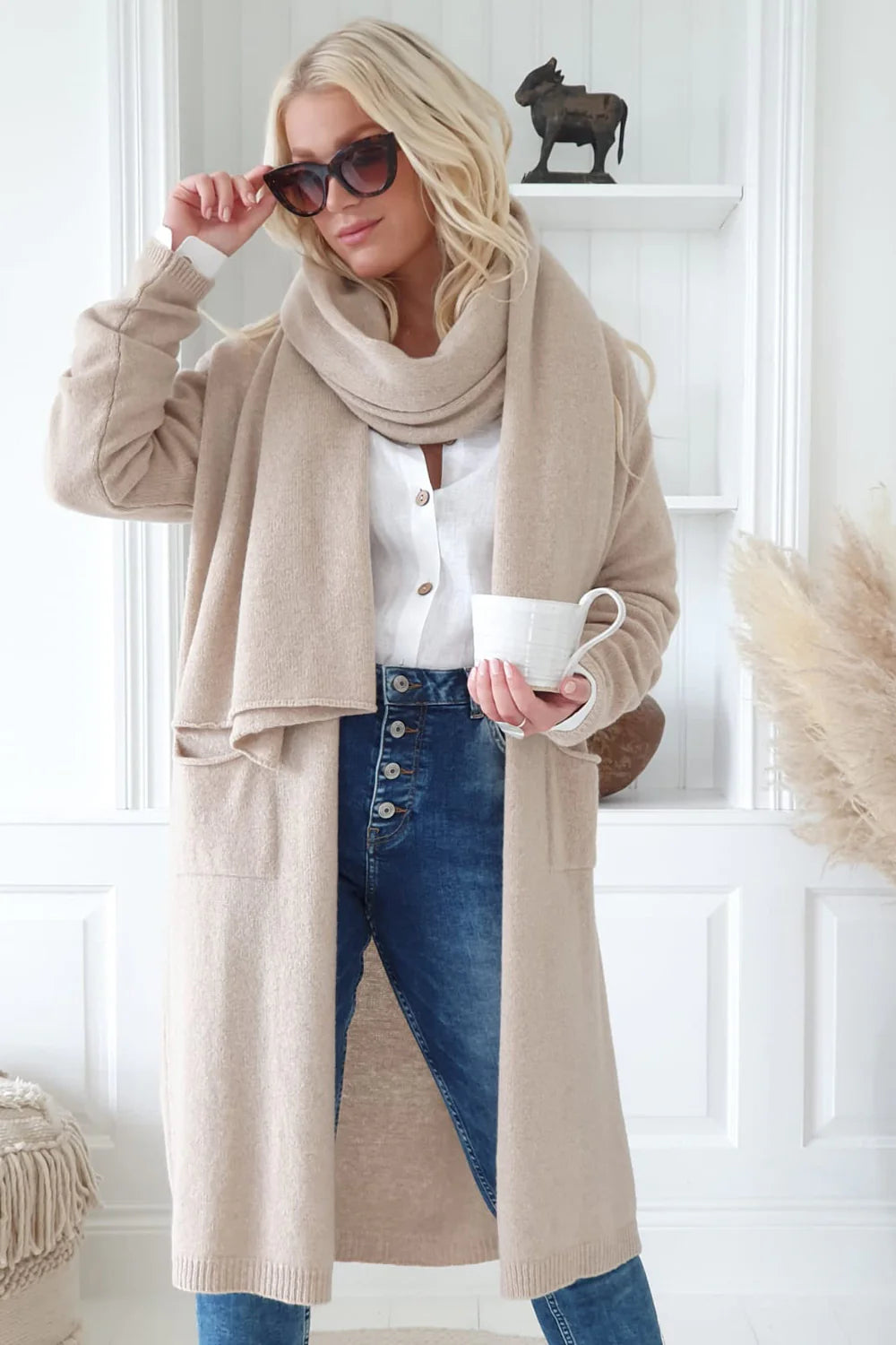 Bypias | Cozy Moments Cardigan | Beige