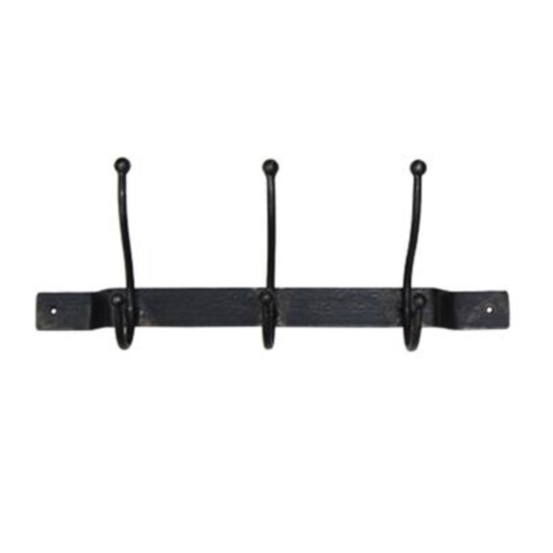 3 Bar Old Metal Hook Rack-Suzie Anderson Home