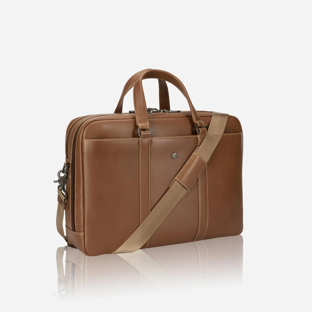 Jekyll | 17" Leather Laptop Briefcase | Colt