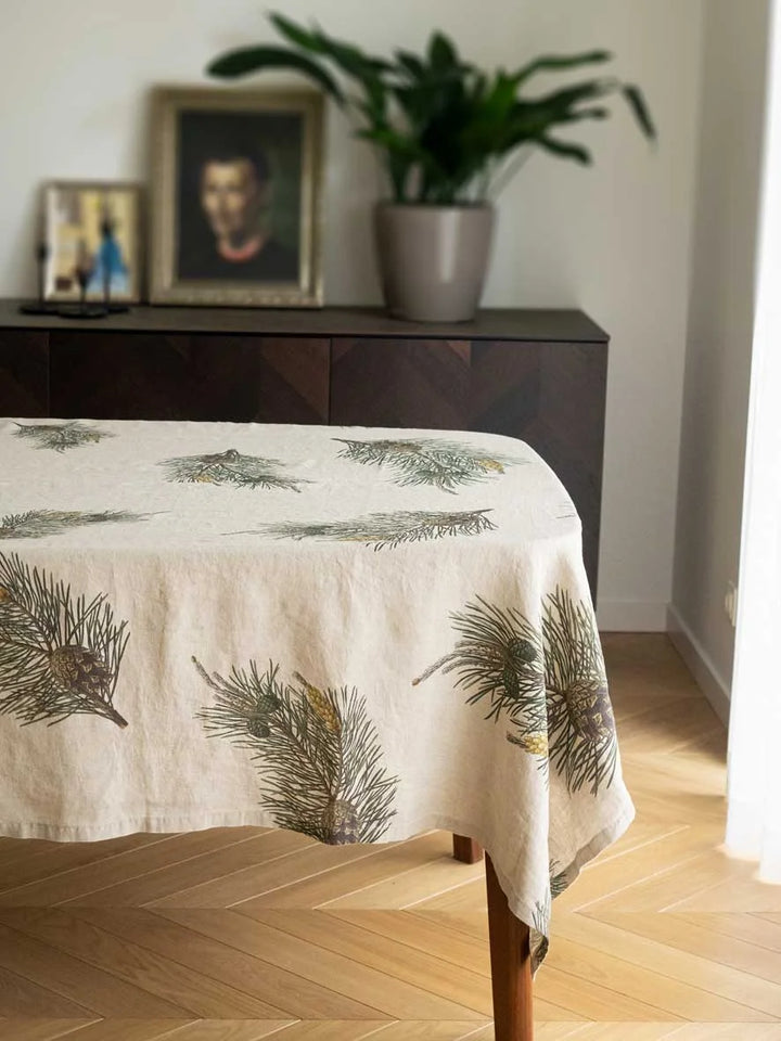 Pine Natural | Linen Tablecloth | 170 x 250cm