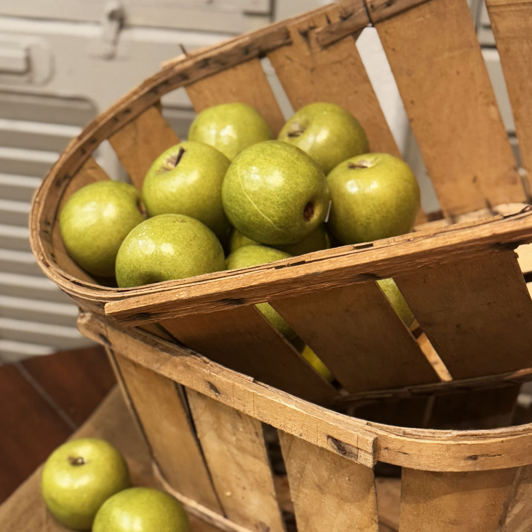 French Vintage Wooden Panier Basket | Les Puces 2