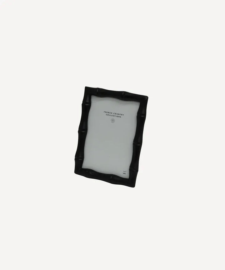 Bamboo Faux Black Photo Frame | 4"x6"