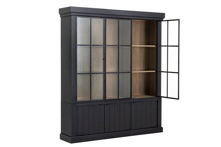 Jason 3D Black Iron Library | Flamant Belgium | W192 x D44 x H222-Suzie Anderson Home