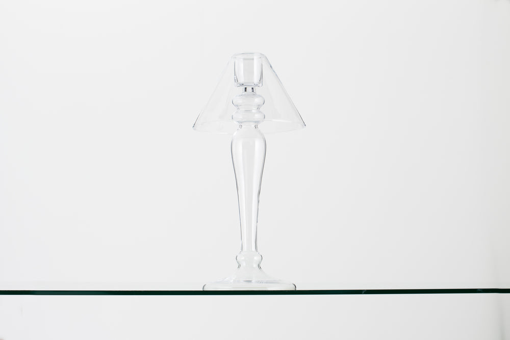 Mira Glass Candleholder | Flamant Belgium-Suzie Anderson Home