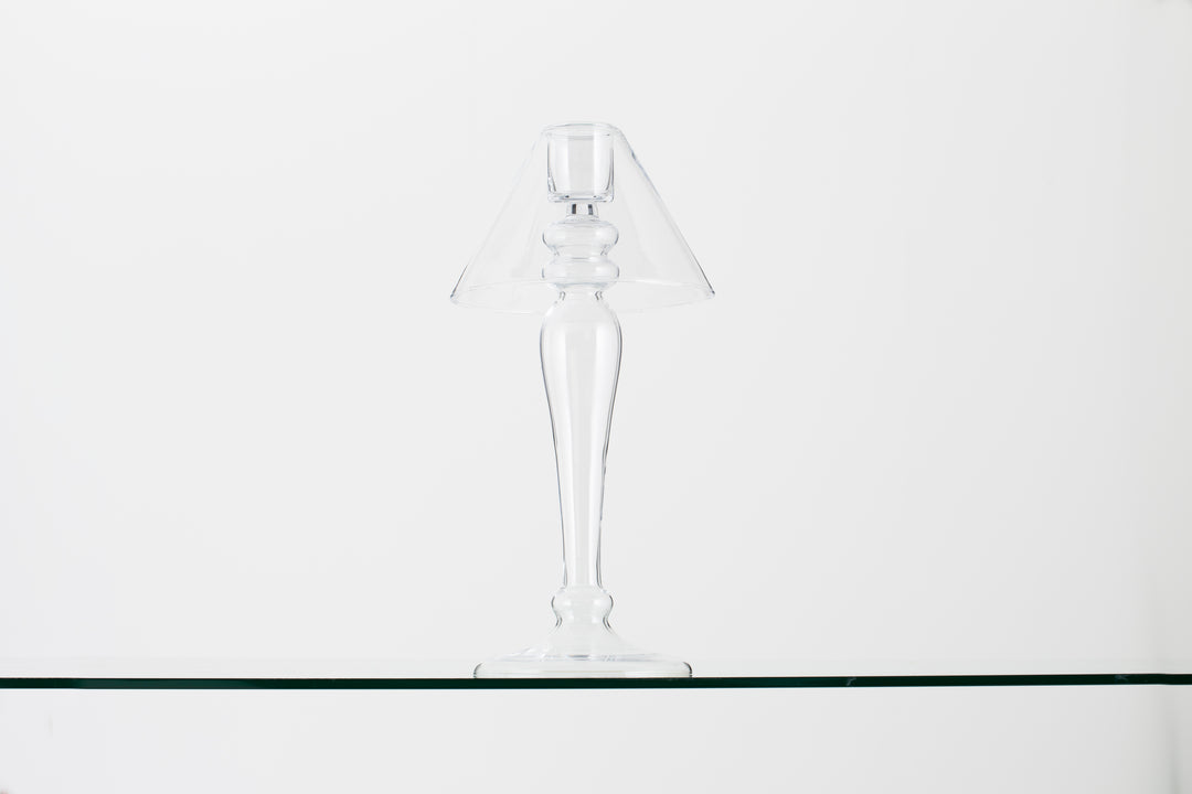 Mira Glass Candleholder | Flamant Belgium-Suzie Anderson Home