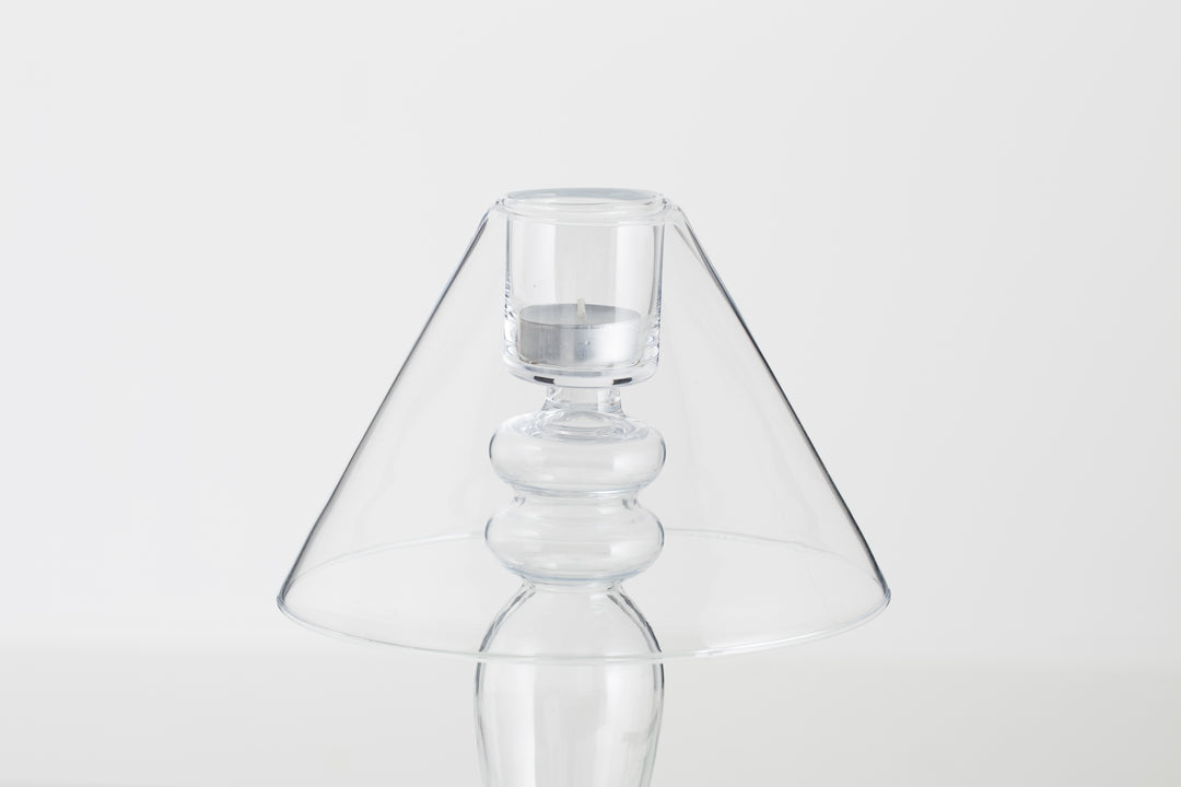 Mira Glass Candleholder | Flamant Belgium-Suzie Anderson Home