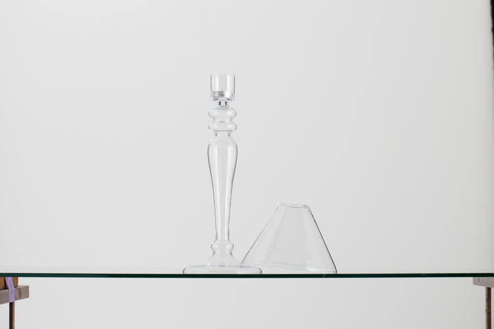 Mira Glass Candleholder | Flamant Belgium-Suzie Anderson Home