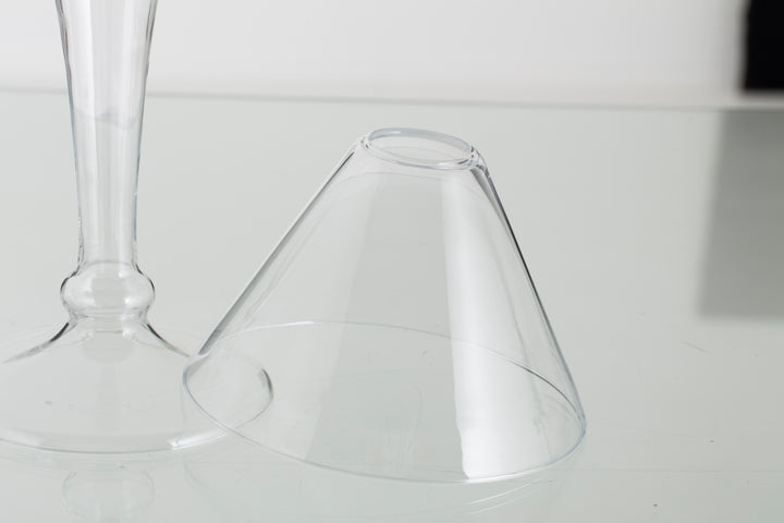 Mira Glass Candleholder | Flamant Belgium-Suzie Anderson Home