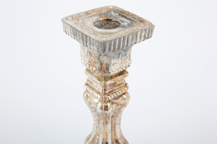 Newmarch Mercury Glass Candleholder | Flamant Belgium-Suzie Anderson Home