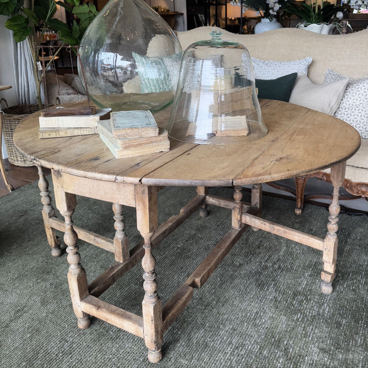 Small Oak Gate Leg Table-Suzie Anderson Home