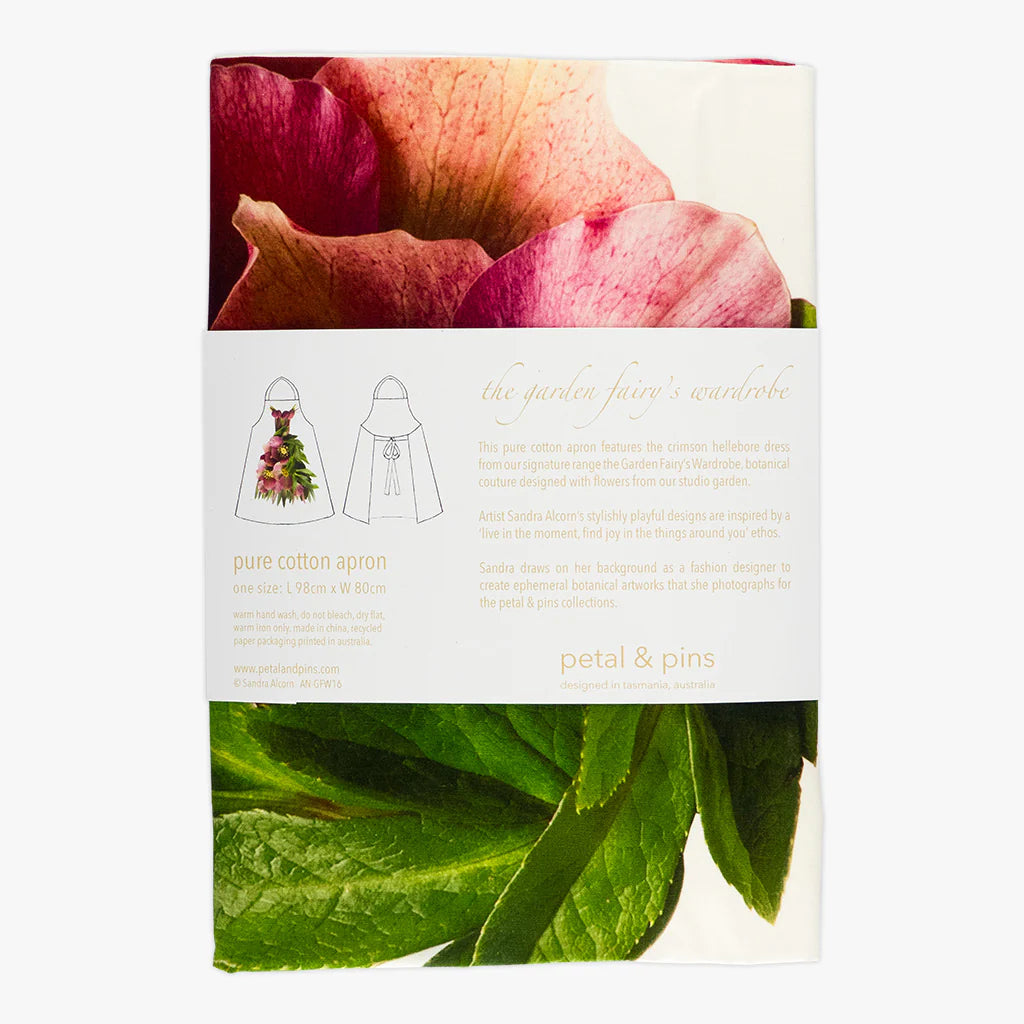 Crimson Hellebore Apron