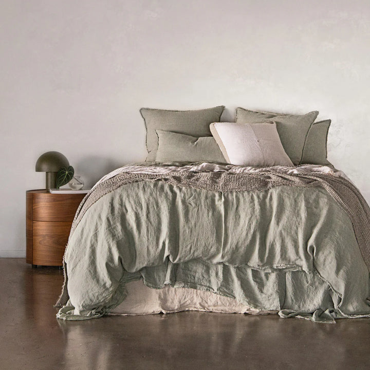 Flocca Euro Pillowcase | Argent