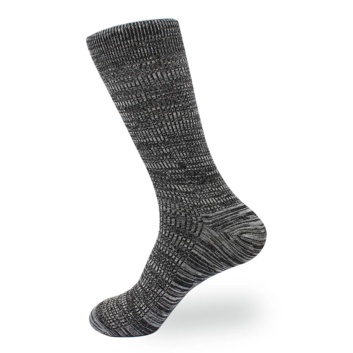 Black & White Cotton Blend Socks-Suzie Anderson Home