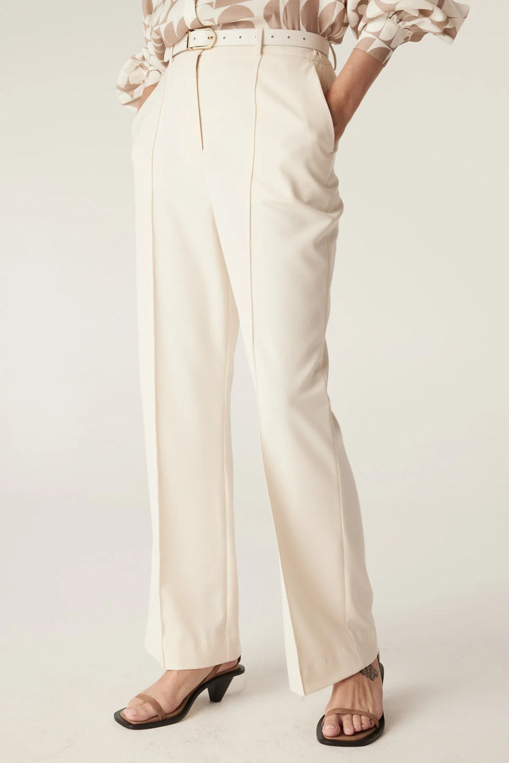 Cable | Tate Wide Leg Pant | Ivory