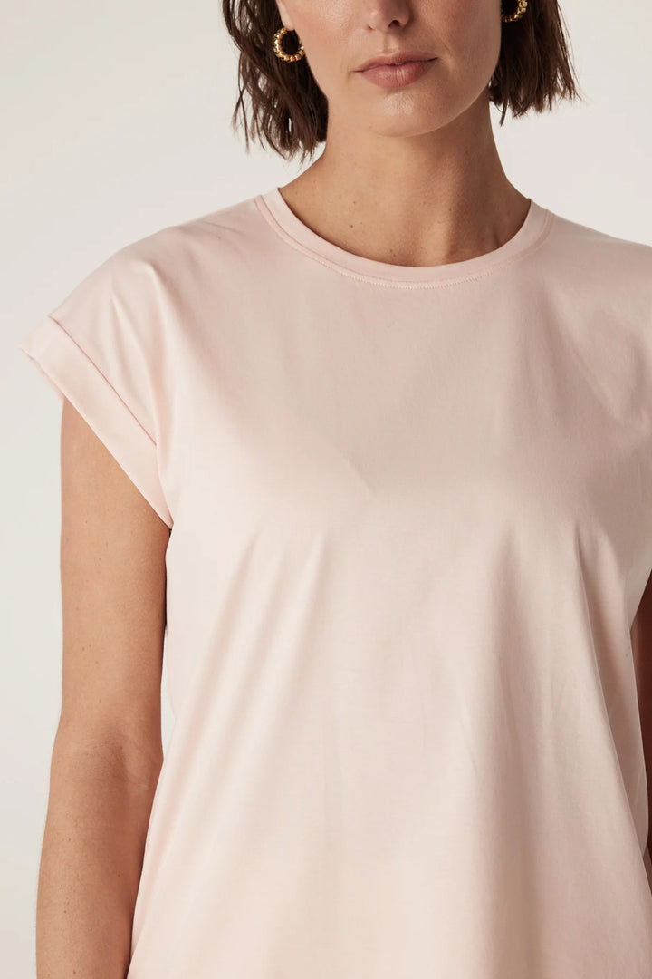 Cable | Pima Tee | Blush Pink