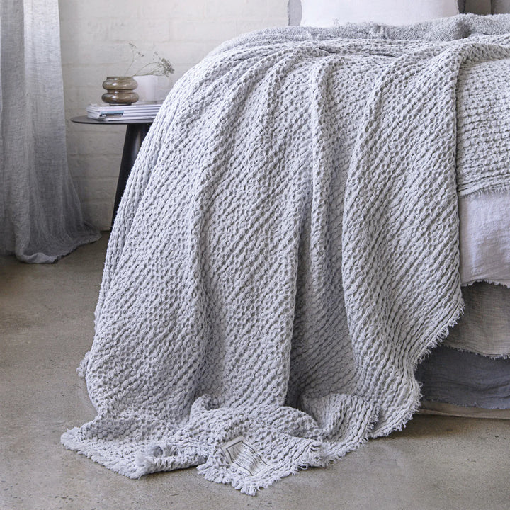 Flocca Blanket | Fog