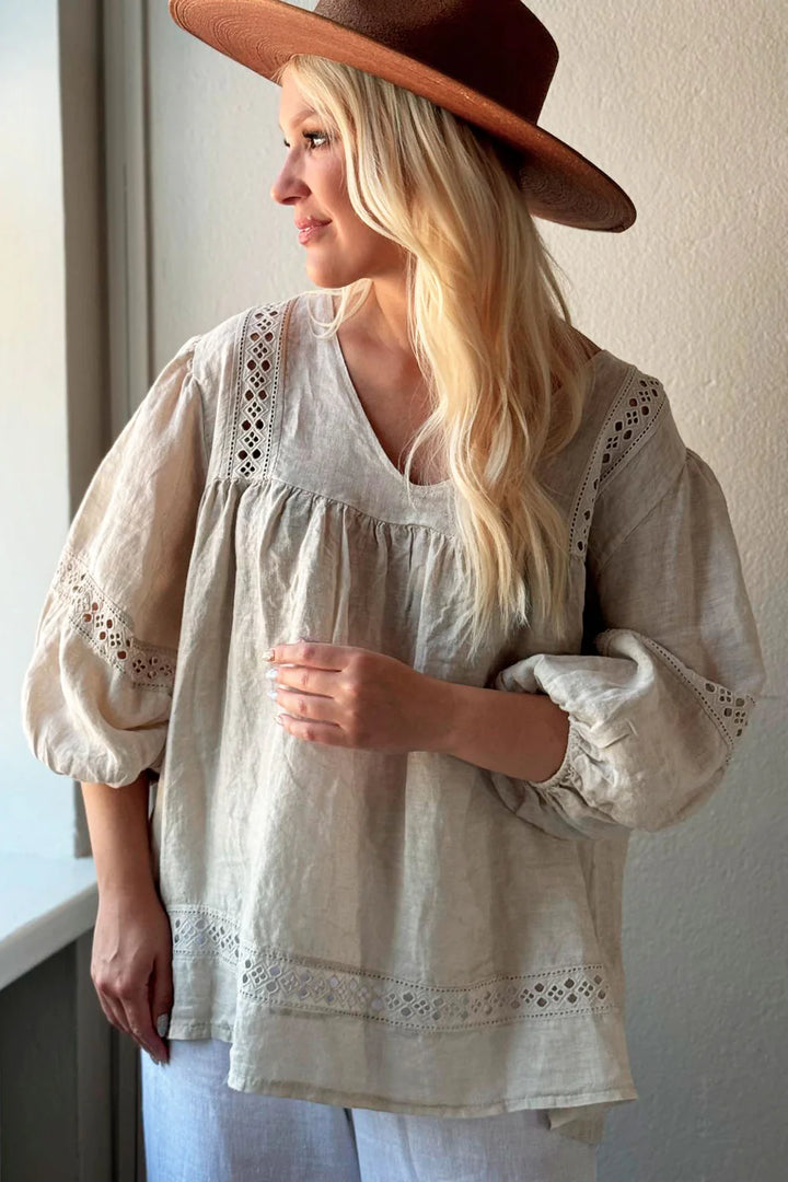 Bypias | Ischia Blouse | Sand