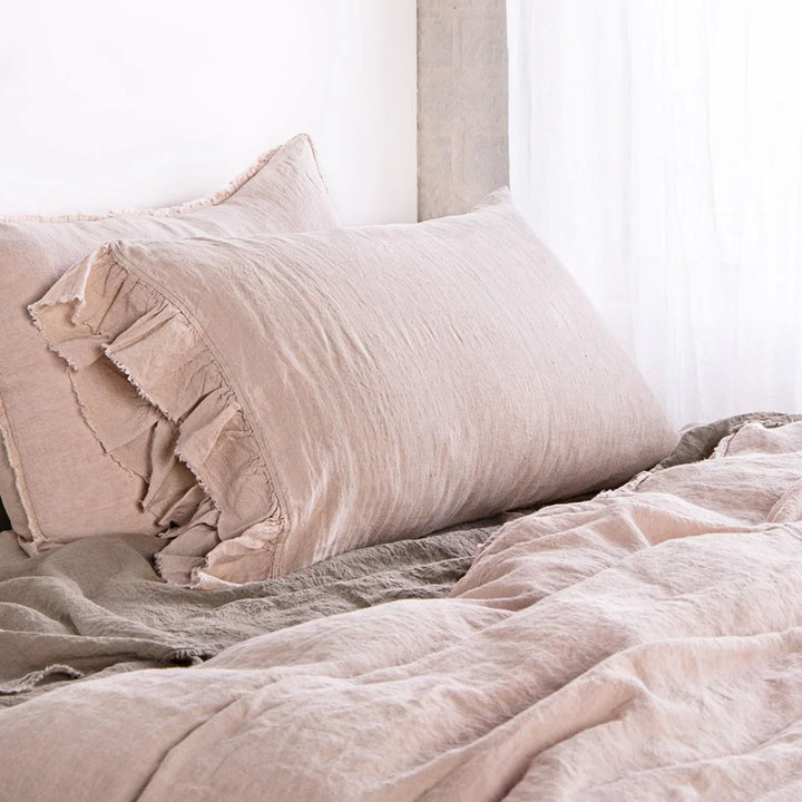 Kristine Standard Pillowcase + Ruffle | Floss