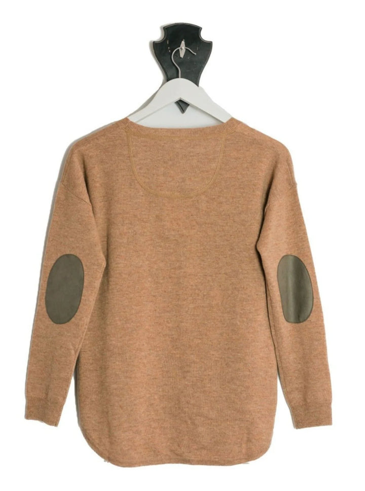 Bow | Swing Top | Merino Cashmere | Cinnamon with Brown Patch