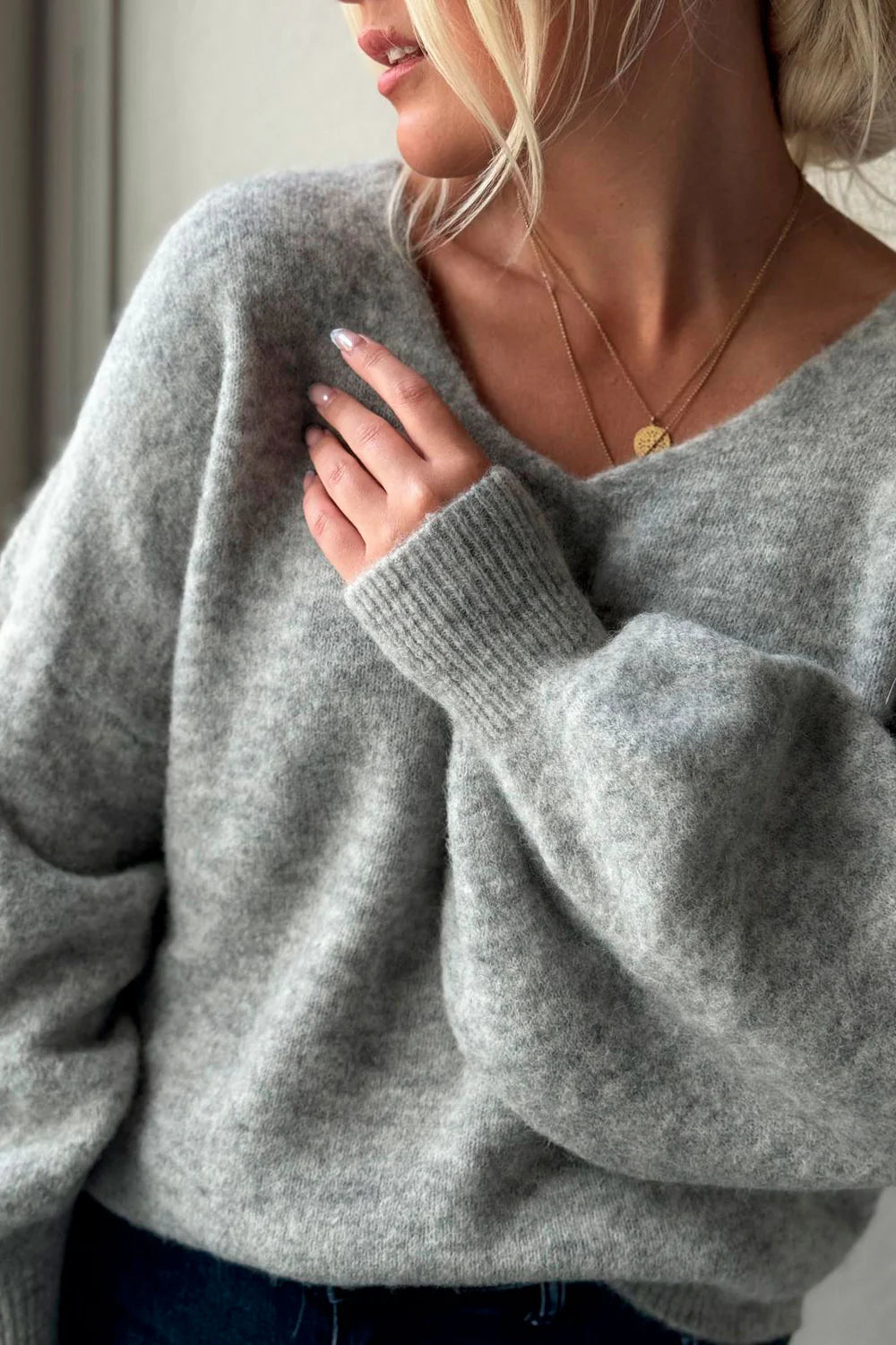 Bypias | Lotta Jumper | Pearl Grey