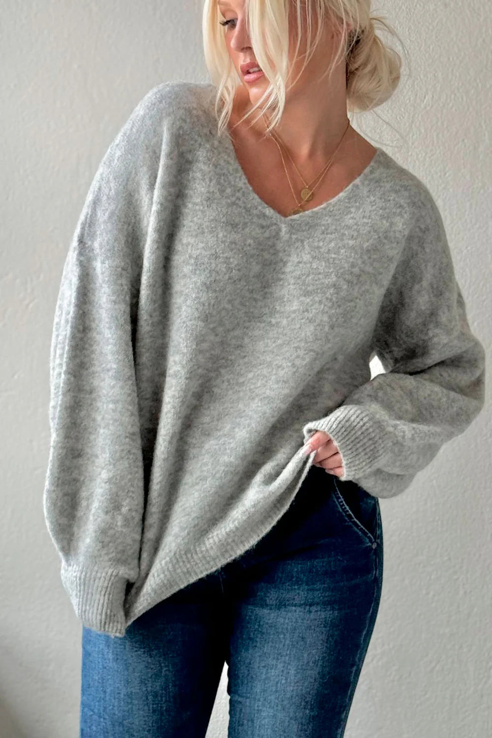 Bypias | Lotta Jumper | Pearl Grey