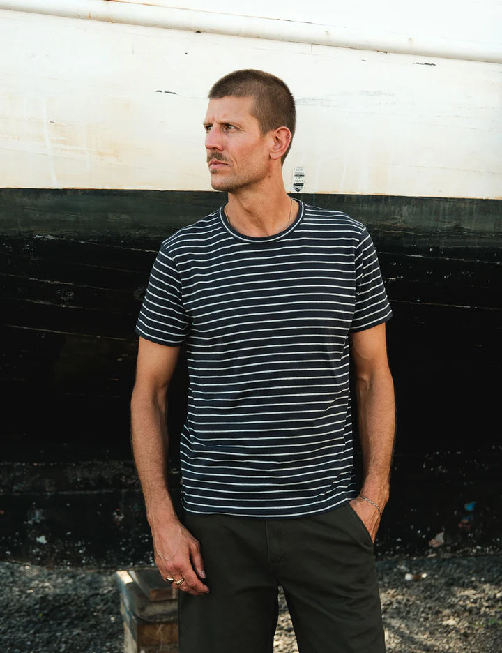 Simple | Breton Stripe Tee | Navy-Suzie Anderson Home