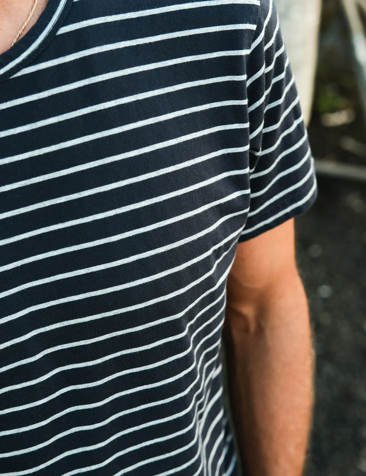 Simple | Breton Stripe Tee | Navy-Suzie Anderson Home