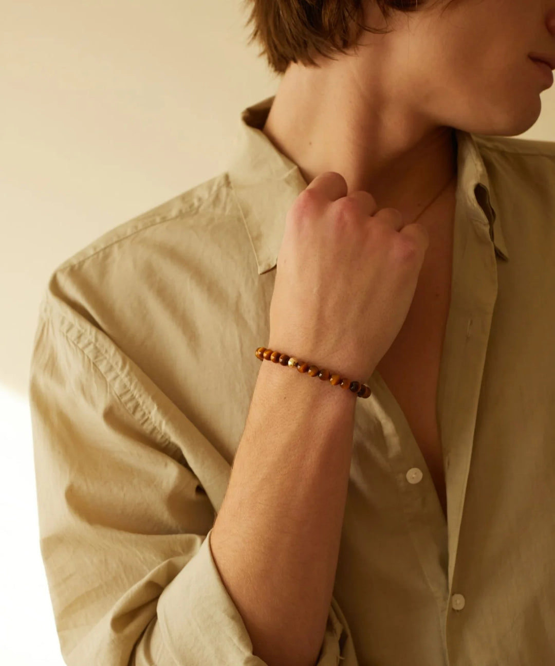 Spiritus | Manifestation Bracelet | Tigers Eye w 14K Gold Plate-Suzie Anderson Home