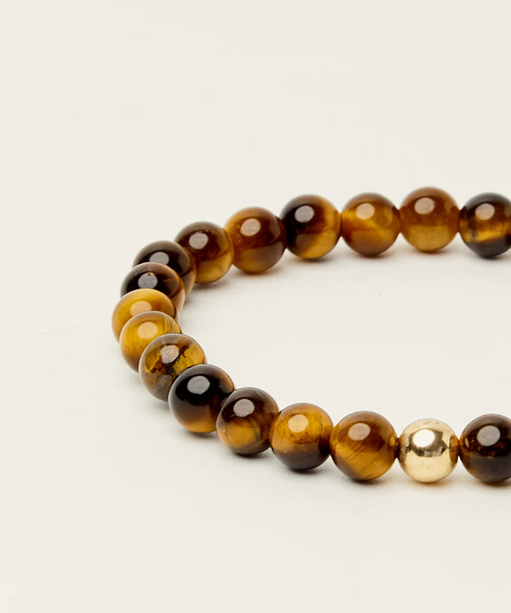 Spiritus | Manifestation Bracelet | Tigers Eye w 14K Gold Plate-Suzie Anderson Home