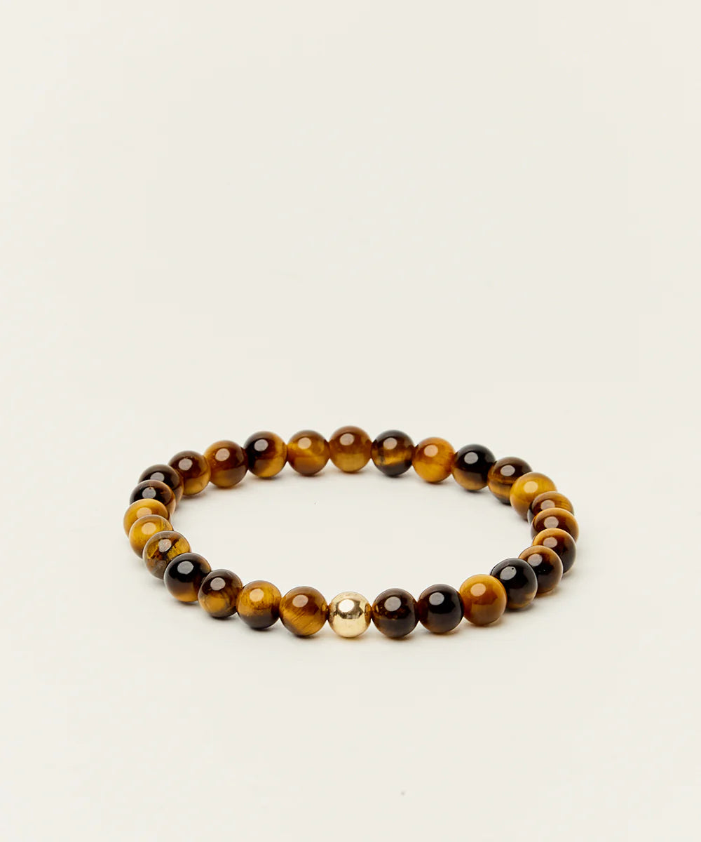 Spiritus | Manifestation Bracelet | Tigers Eye w 14K Gold Plate-Suzie Anderson Home