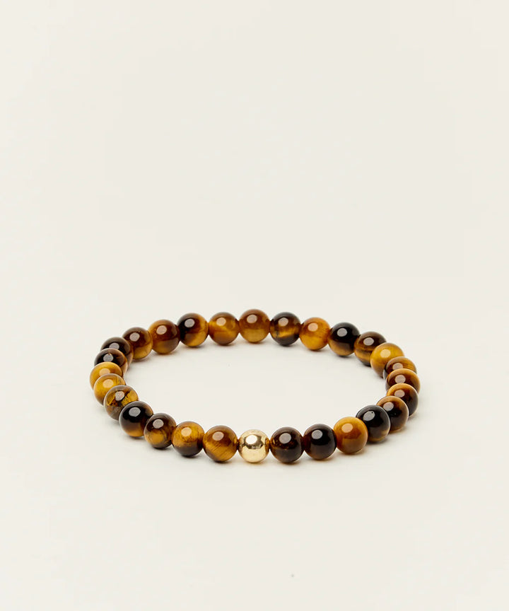 Spiritus | Manifestation Bracelet | Tigers Eye w 14K Gold Plate