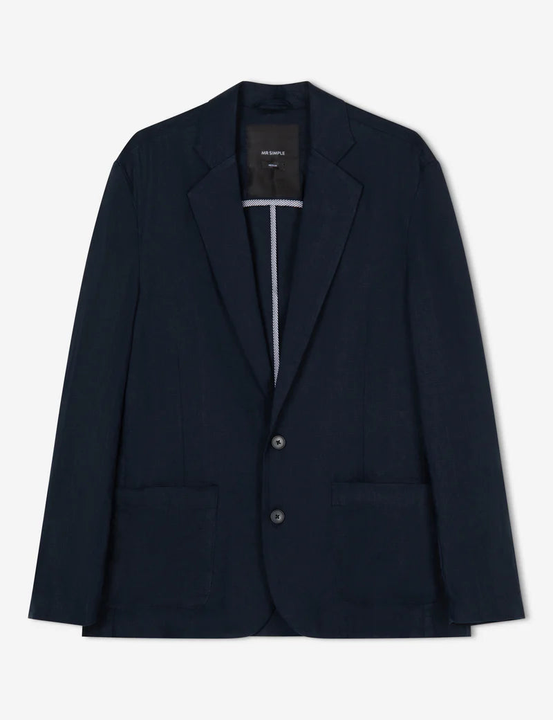 Simple | Gatsby Blazer | Navy-Suzie Anderson Home