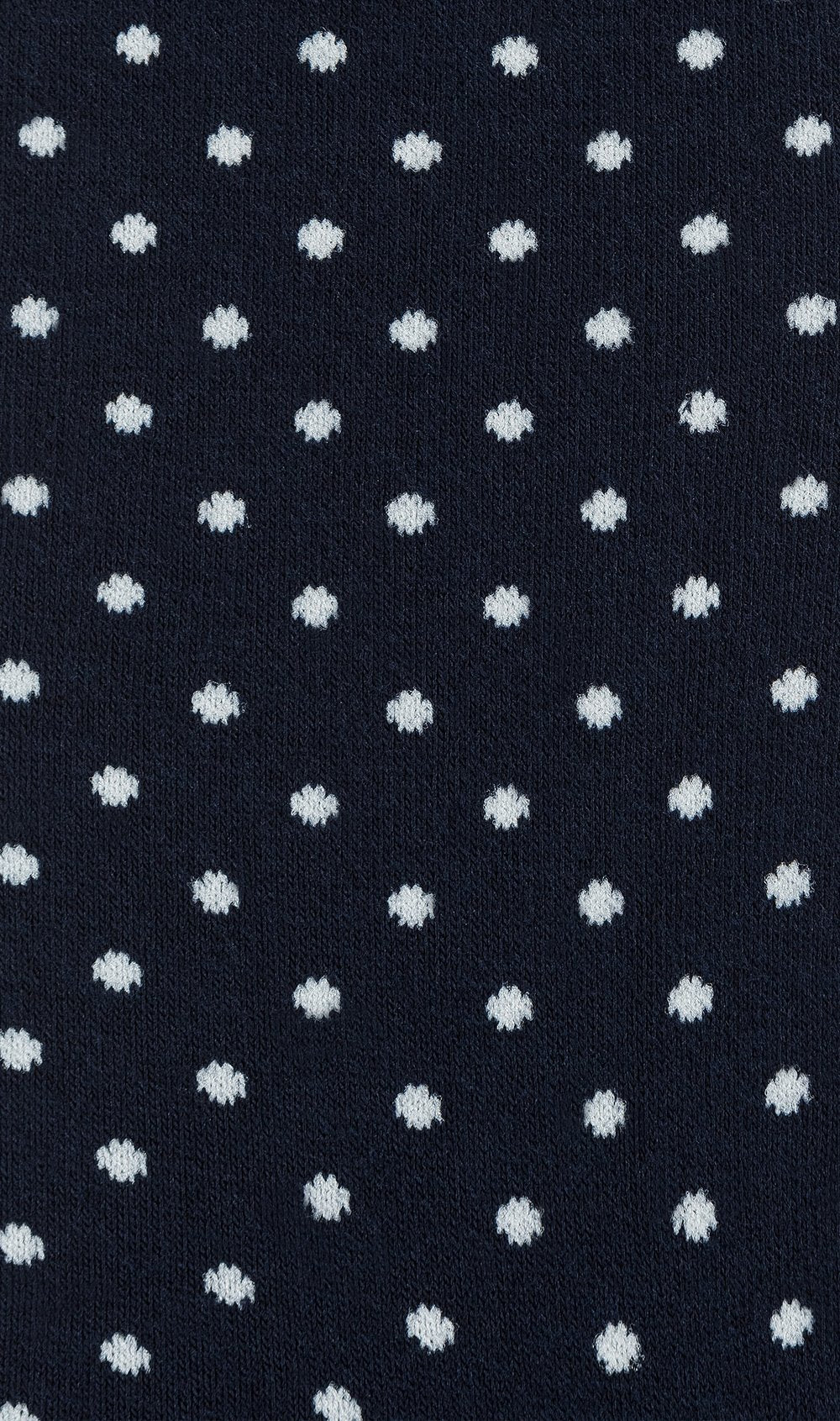 Navy Blue Polka Dot Cotton Blend Socks-Suzie Anderson Home