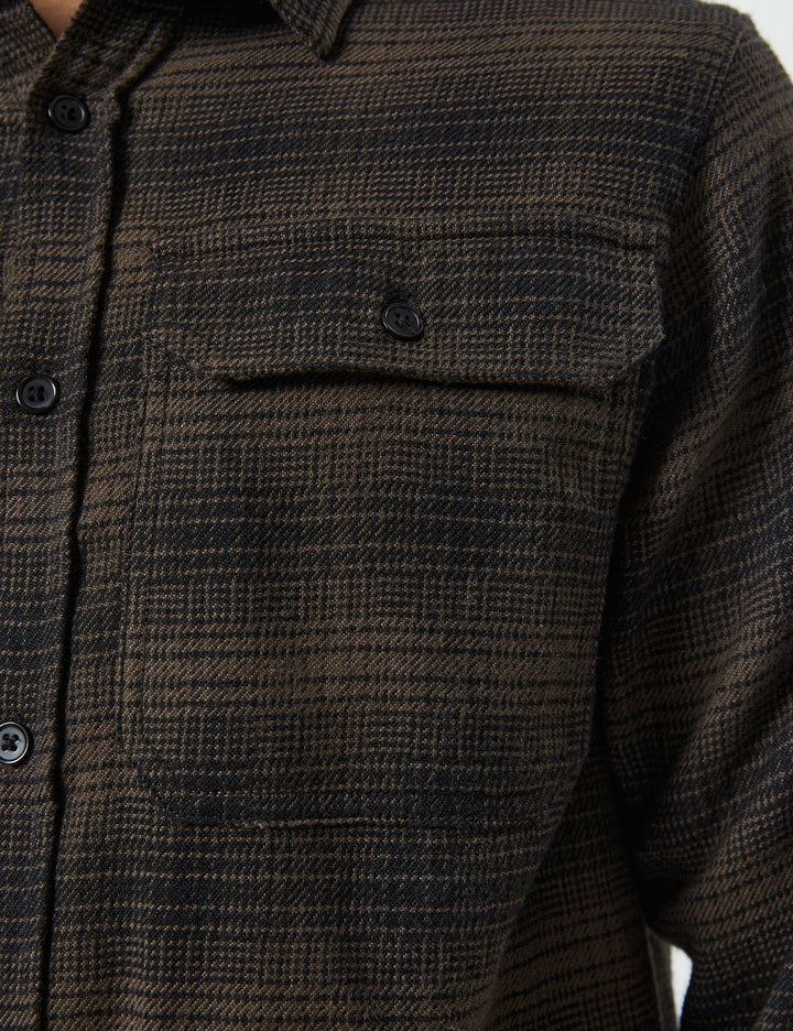 Simple | Soho Long Sleeve Shirt | Brown Check-Suzie Anderson Home