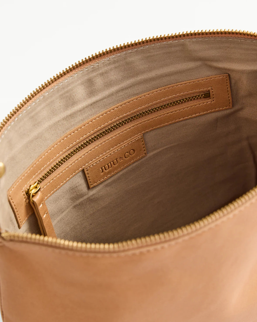 Juju | Augusta Crossbody Leather Bag | Tan