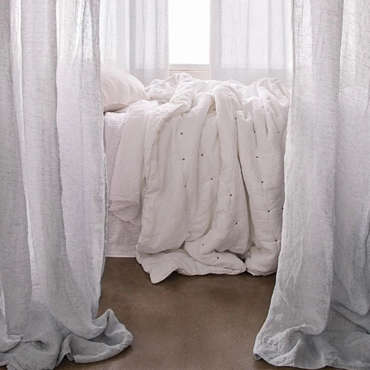 Curtain Linen Drop | Fog