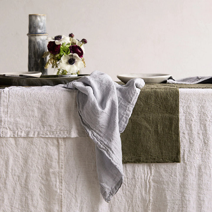 Basix Linen Napkin | Fog-Suzie Anderson Home