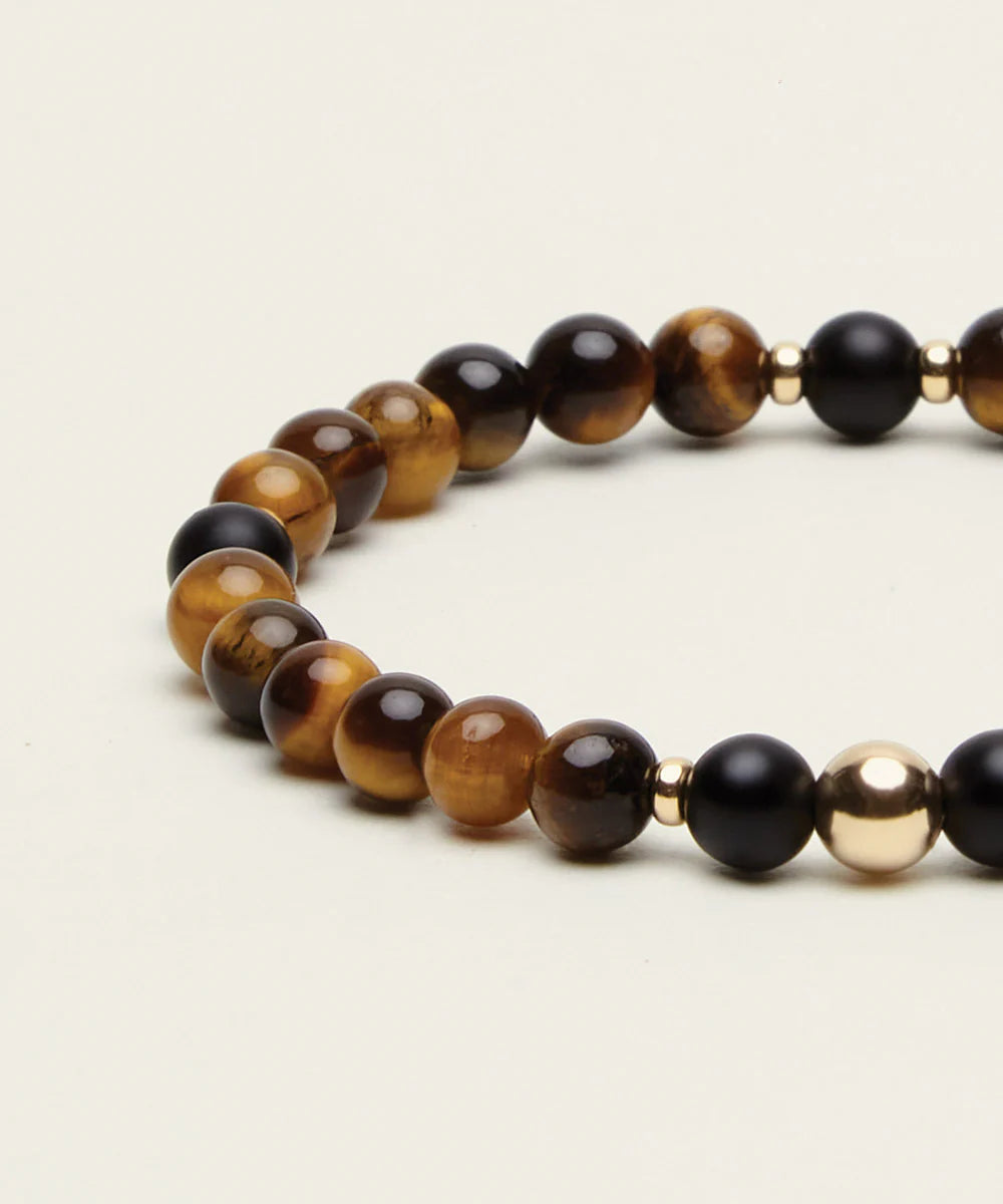 Spiritus | Universal Inspiration Bracelet | Tigers Eye, Onyx-Suzie Anderson Home