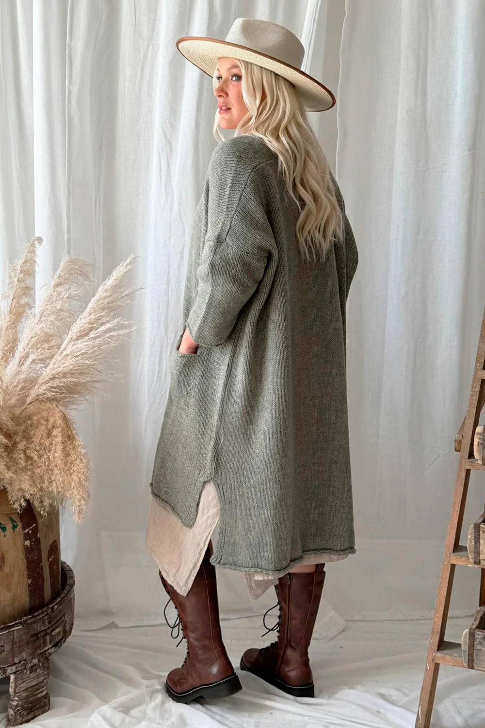 Bypias | Wilona Cardigan | Sage