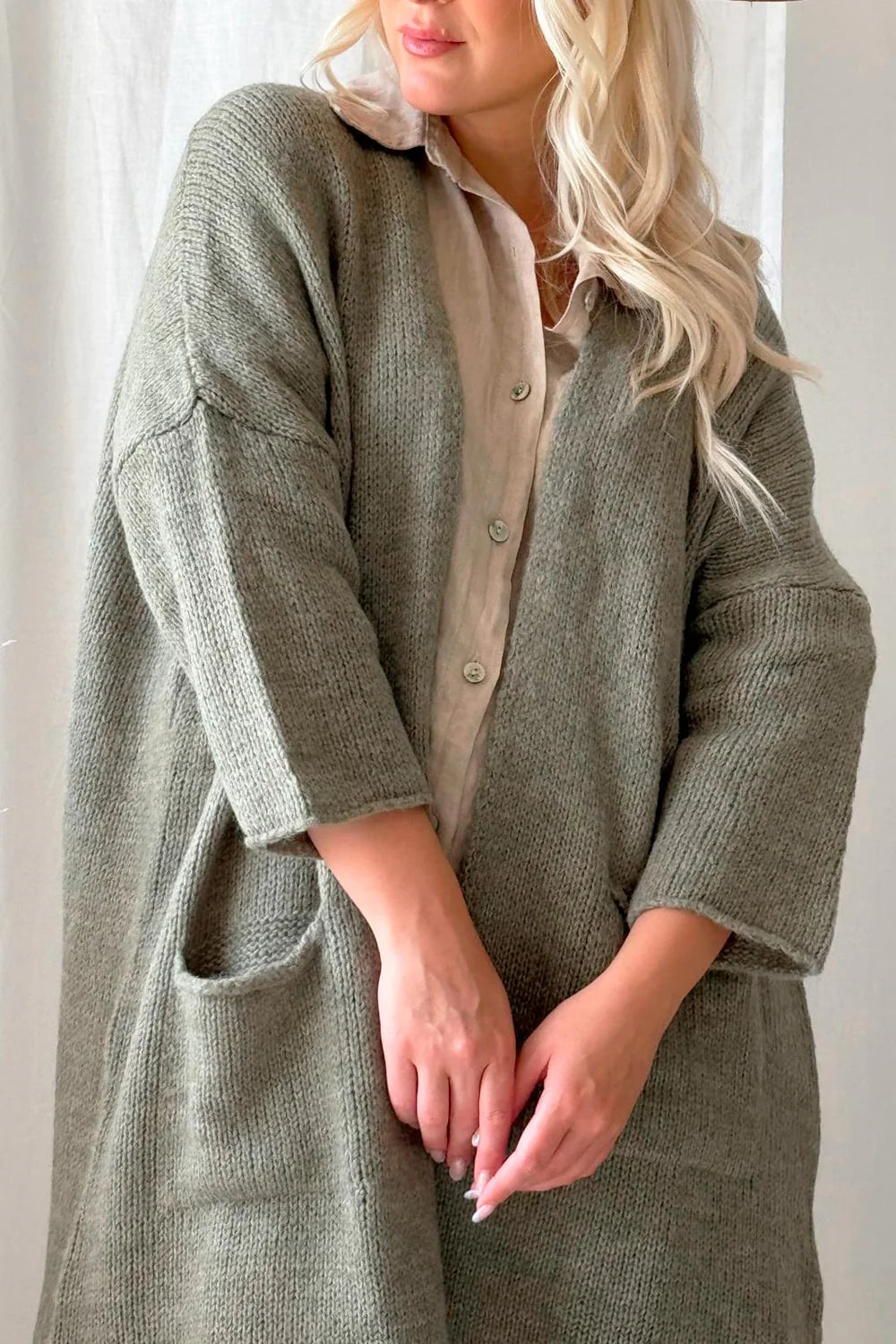 Bypias | Wilona Cardigan | Sage