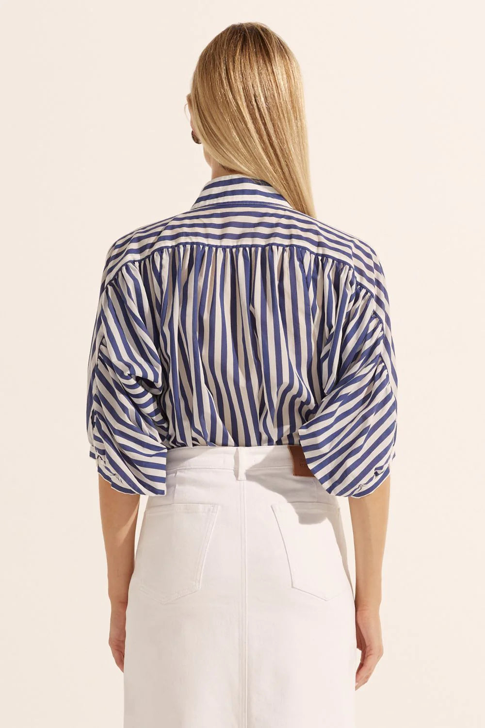 Zoe | Adage Top | Navy Stripe