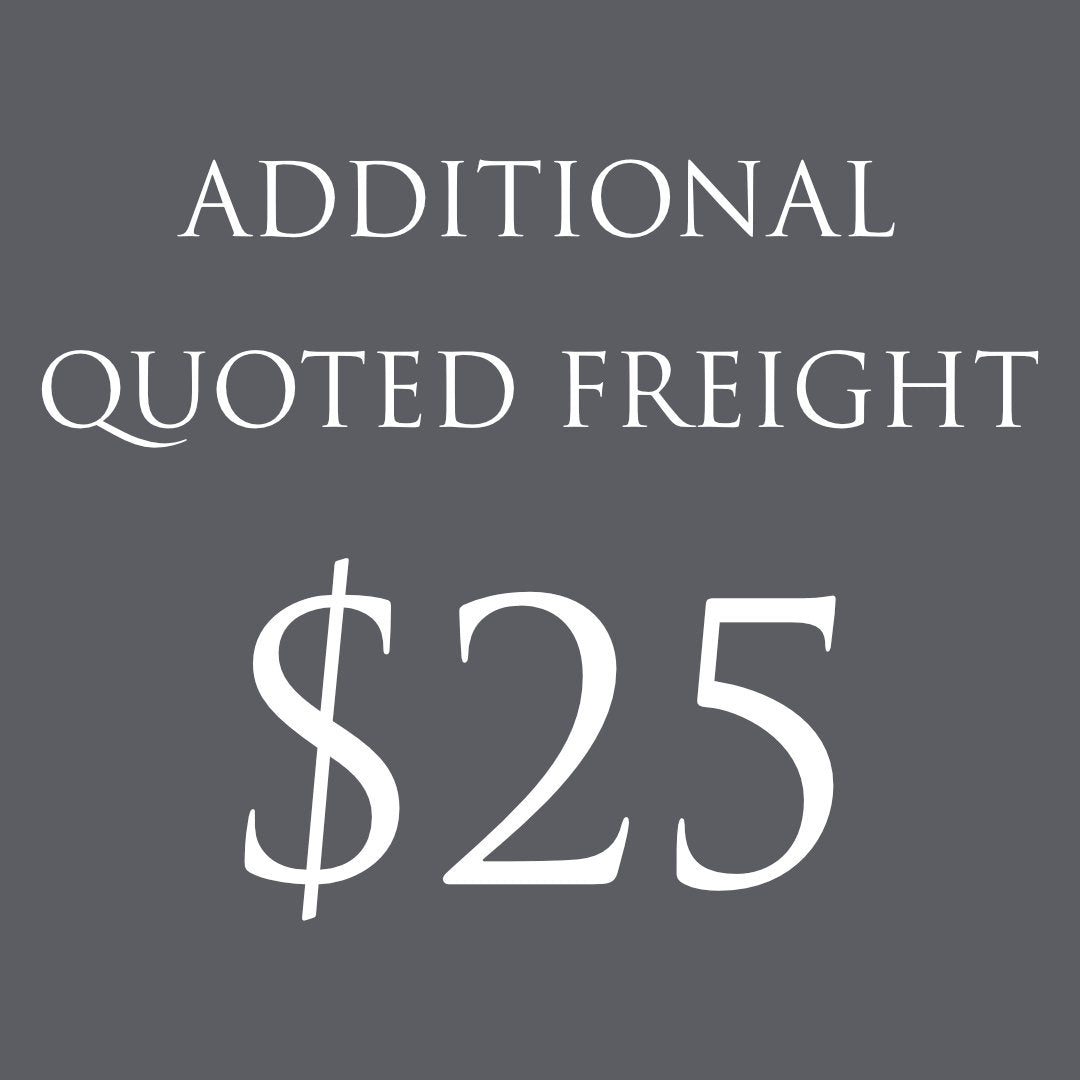 ADDITIONAL QUOTED FREIGHT $25-Suzie Anderson Home