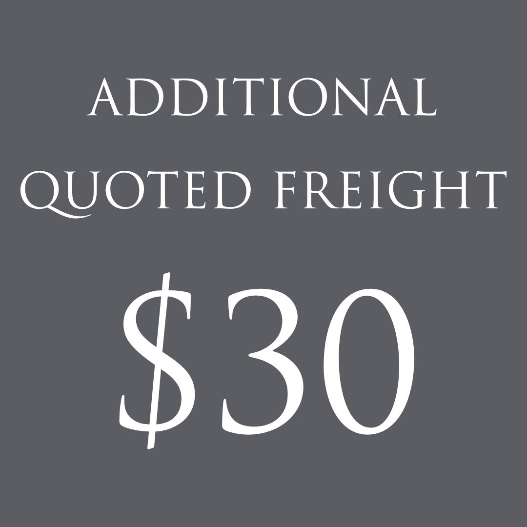 ADDITIONAL QUOTED FREIGHT $30-Suzie Anderson Home