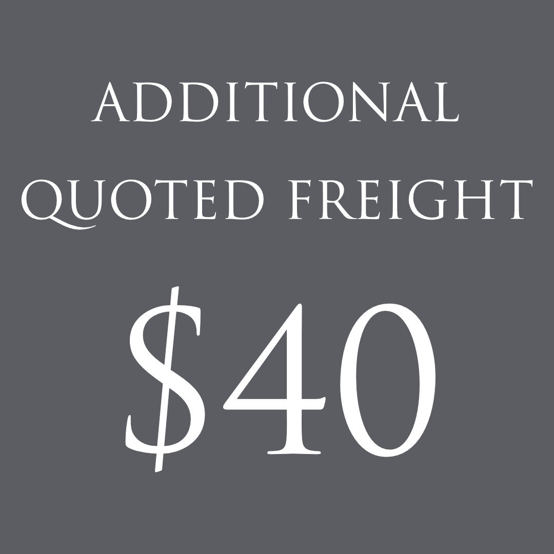 ADDITIONAL QUOTED FREIGHT $40-Suzie Anderson Home